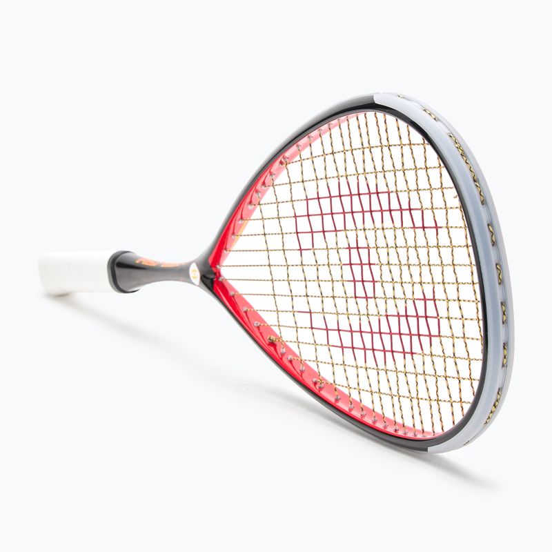 Squashová raketa Harrow Reflex 125 Tarek Momen Signature black/ red/ yellow 2