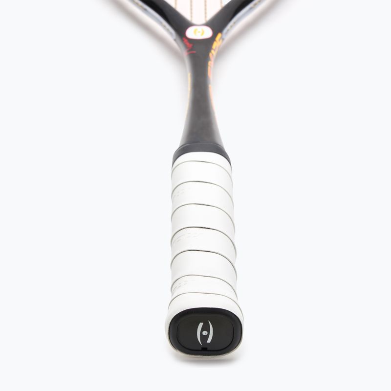 Squashová raketa Harrow Reflex 125 Tarek Momen Signature black/ red/ yellow 3