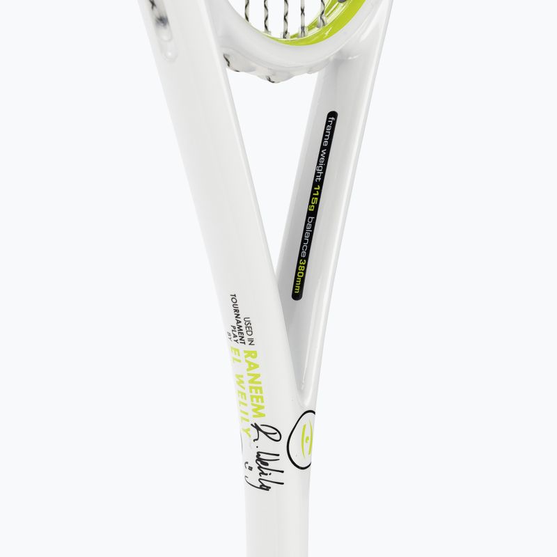 Squashová raketa Harrow Vapor 115 Raneem El Welily Signature white/lime 4