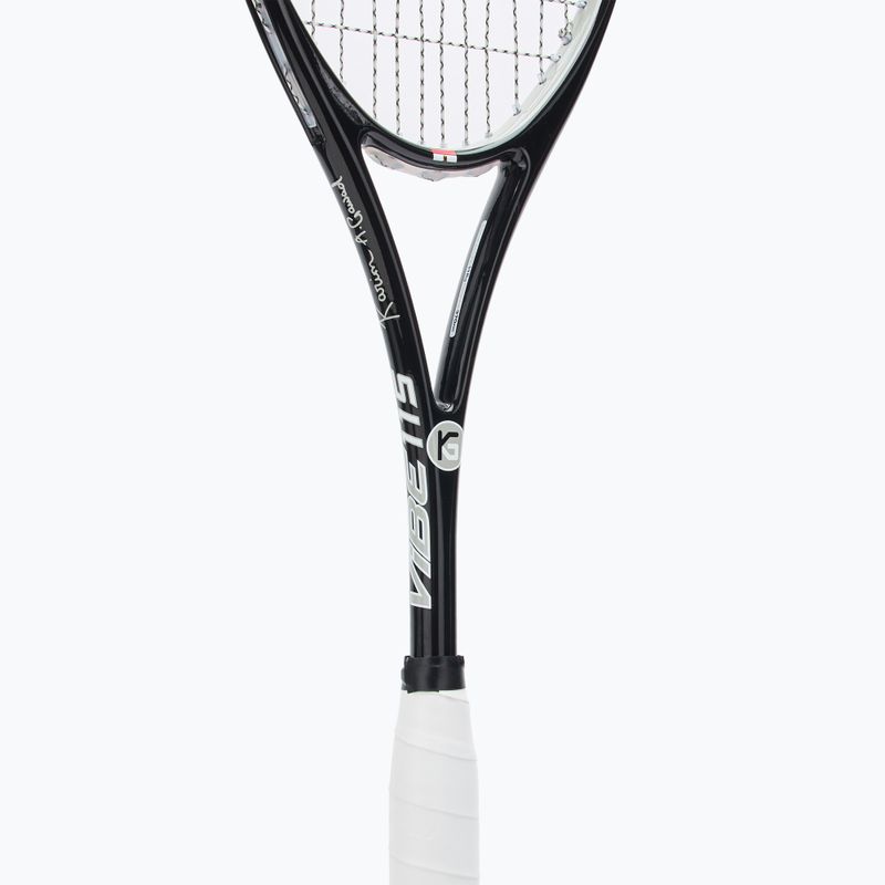 Squashová raketa Harrow Vibe 115 Karim Abdel Gawad Signature černá/stříbrná 4