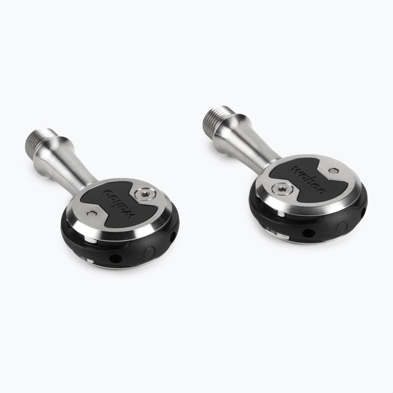 Stříbrné pedály na kolo Wahoo Speedplay Zero WFPRZ1S53 2