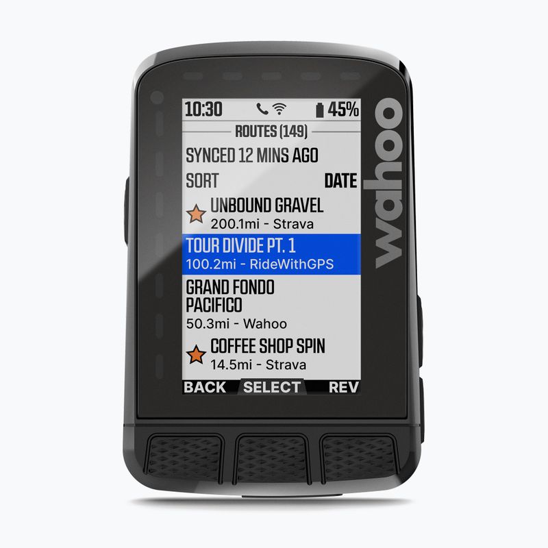 Wahoo Elemnt New Roam Gps (V2) cyklopočítač černý WFCC6 4