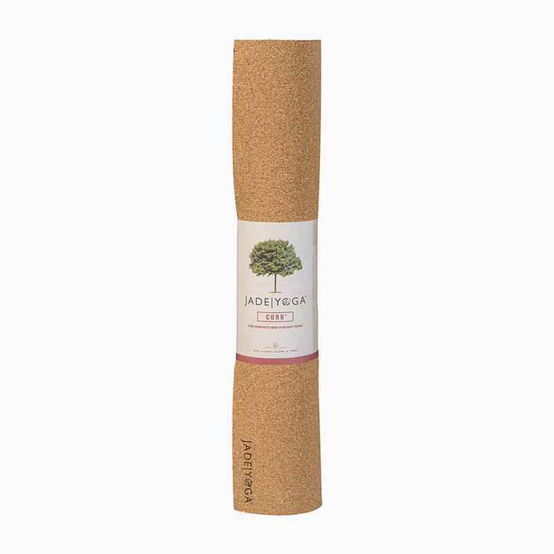 Jógová podložka JadeYoga Cork 72'' 4,5 mm natural 6