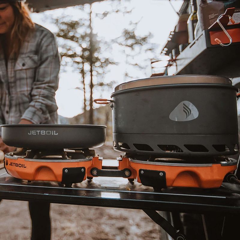 Turistický vařič Jetboil Genesis Basecamp Cooking System carbon 6