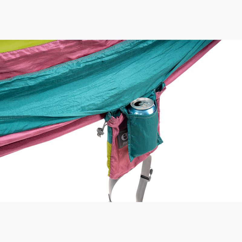 Turistická hamaka ENO DoubleNest seafoam / berry / melon 3
