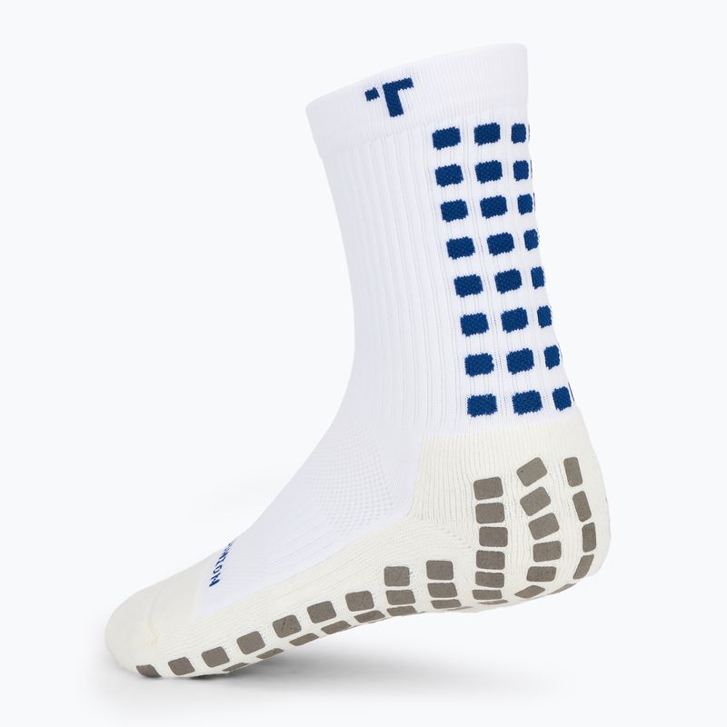 Fotbalové štulpny TRUsox Mid-Calf Cushion 3.0 Limited Edition white/blue 2
