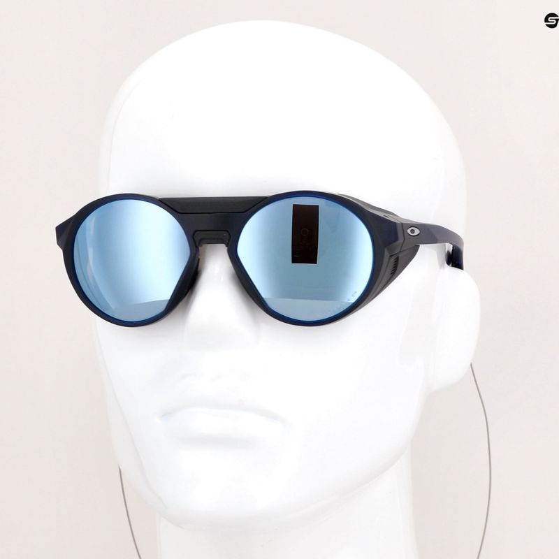 Oakley Clifden matte trans blue/prizm deep water polarizační sluneční brýle 14