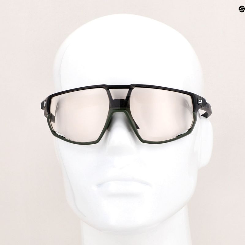 Julbo Rush R Eactiv 0-3 High Contrast matné černé/khaki cyklistické brýle 10