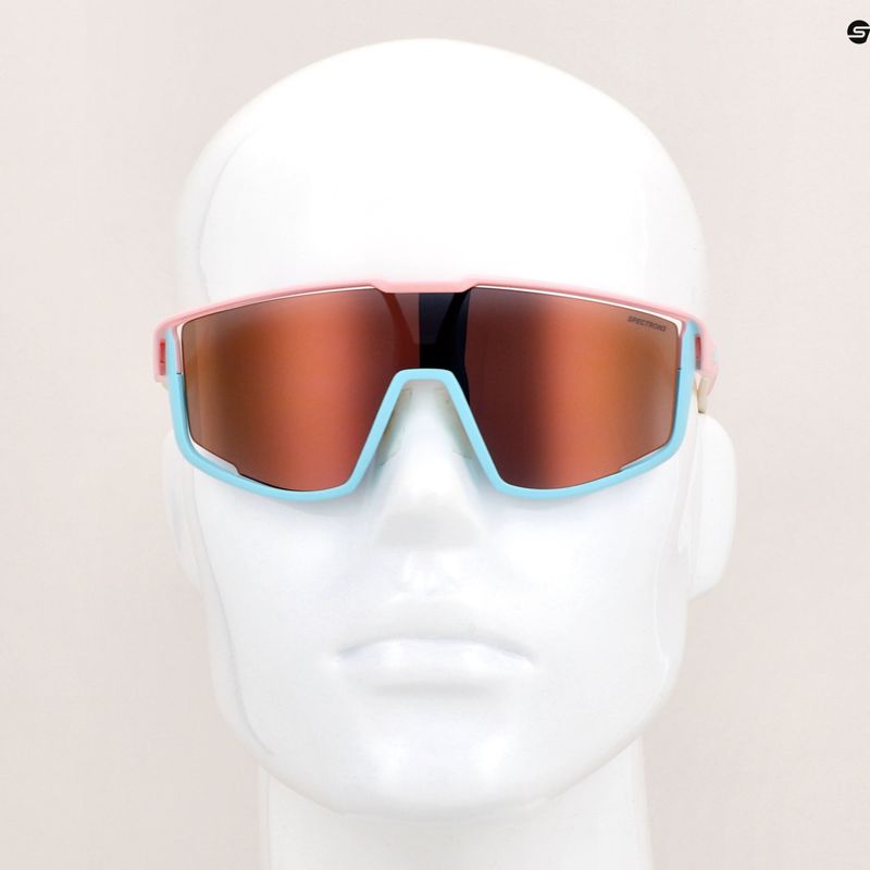 Julbo Fury Spectron 3Cf matné pastelově růžové/světle modré cyklistické brýle 9