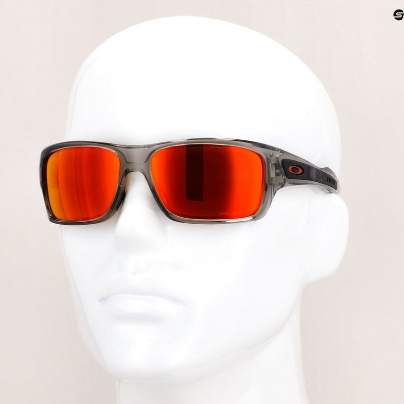 Oakley Turbine grey ink/prizm ruby polarizační sluneční brýle 14