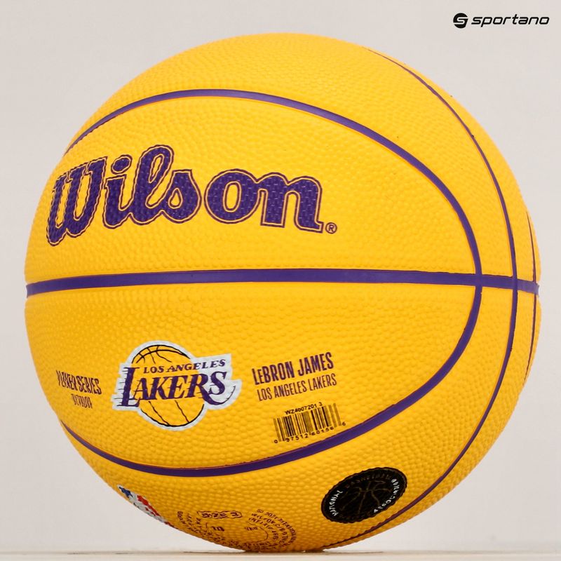 Wilson NBA Player Icon Mini Lebron basketbal WZ4007201XB3 velikost 3 8