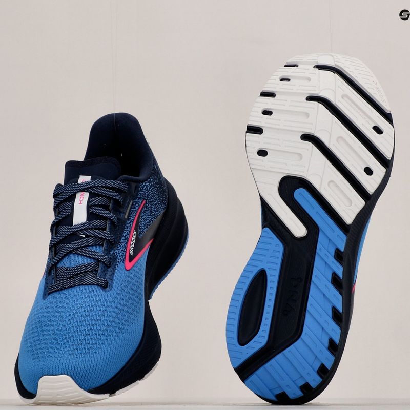 Pánské boty Brooks Launch 10 peacot/marina blue/pink glo women's 19