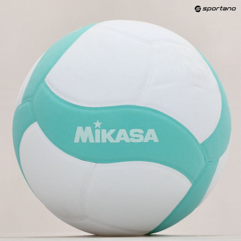 Volejbalový míč Mikasa V430W bílý a zelený velikost 4 5