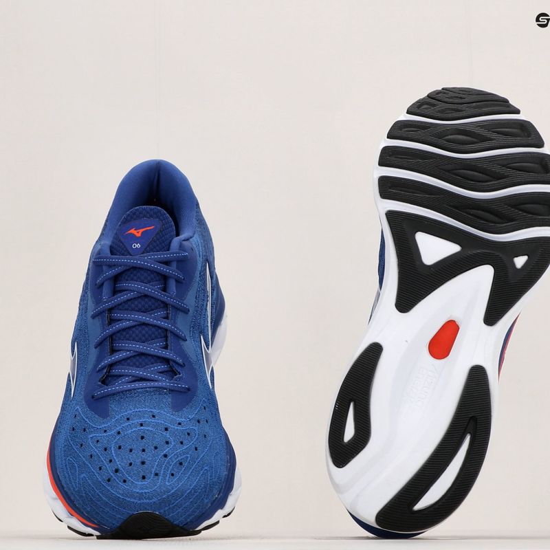 Pánská běžecká obuv Mizuno Wave Sky 6 tyrkysová sea/white/cherry tomato 13