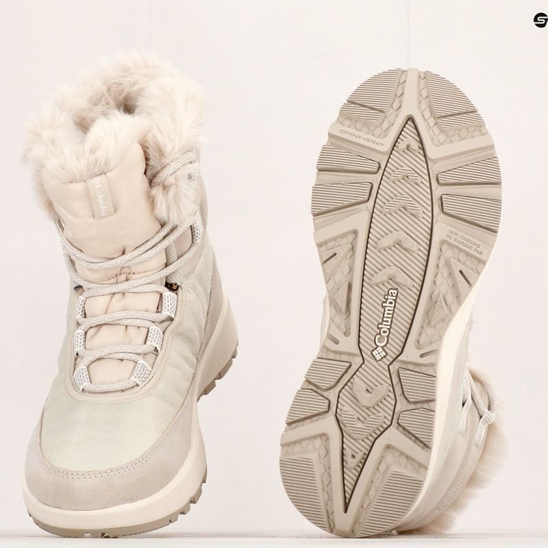 Dámské sněhové boty Columbia Slopeside Peak Luxe dark stone/sea salt 25