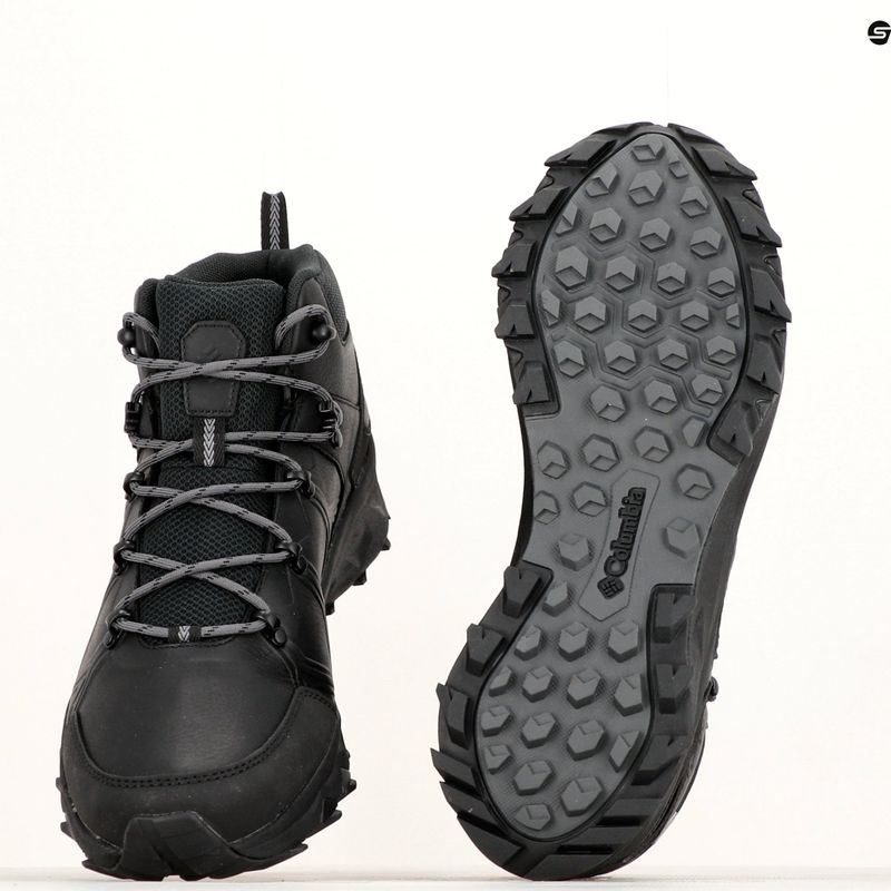 Columbia Peakfreak II Mid Outdry Leather black/graphite pánské turistické boty 15