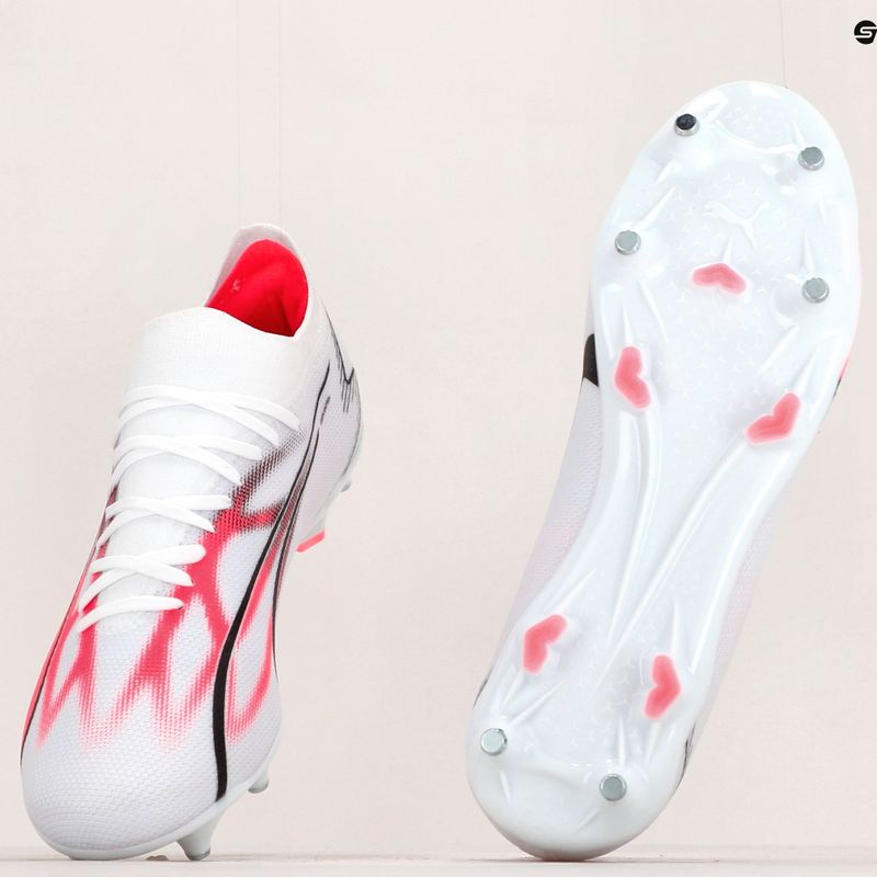 Pánské kopačky PUMA Ultra Match MXSG puma white/puma black/fire orchid 19