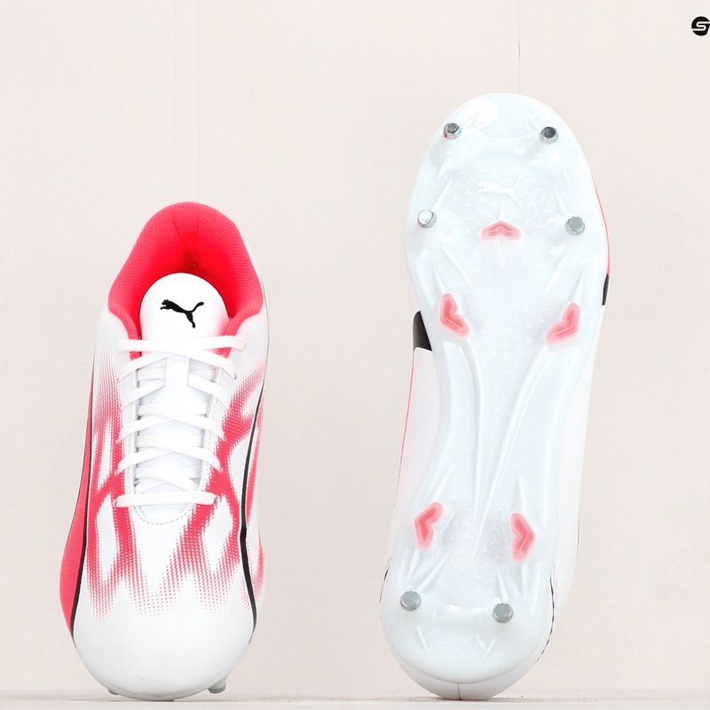 Pánské kopačky PUMA Ultra Play MXSG puma white/puma black/fire orchid 12