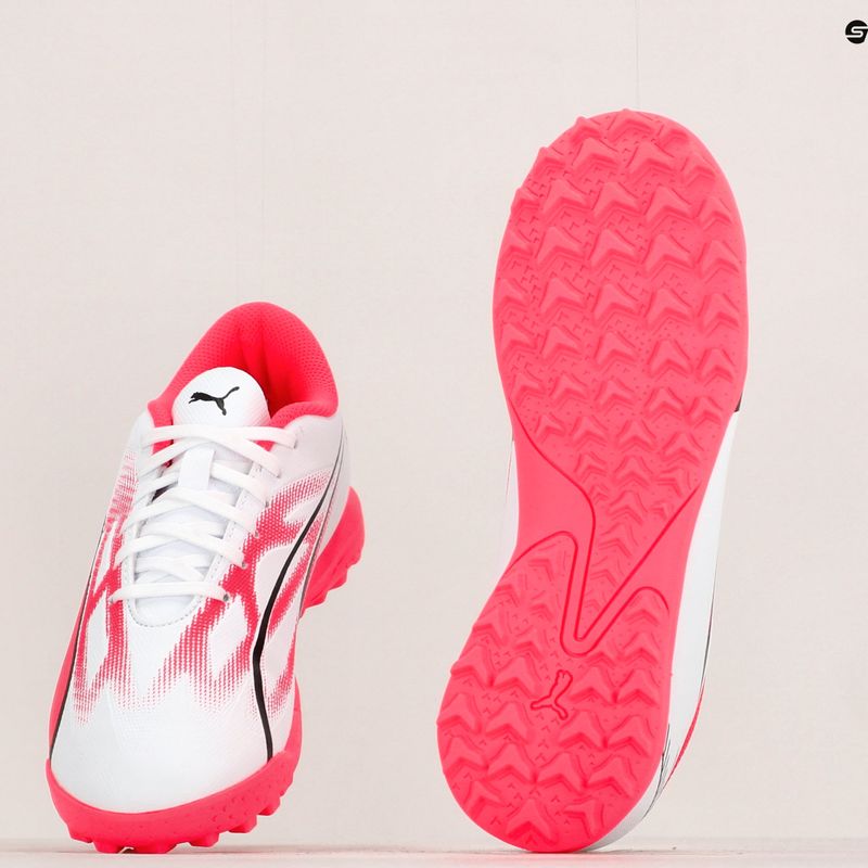 Dětské kopačky PUMA Ultra Play TT Jr puma white/puma black/fire orchid 12