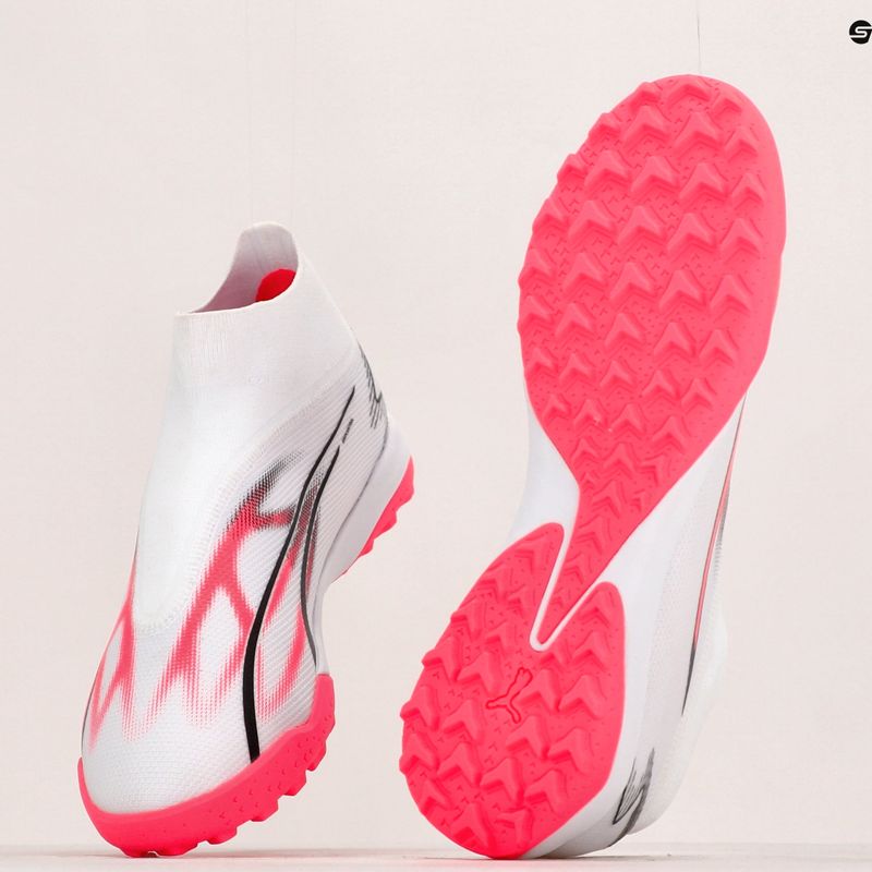 Pánské kopačky PUMA Ultra Match+ Ll TT puma white/puma black/fire orchid 12