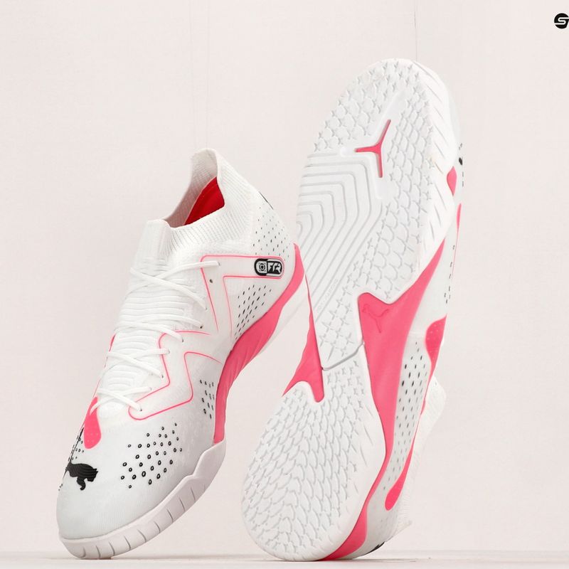 PUMA Future Match IT pánské kopačky puma white/puma black/fire orchid 15