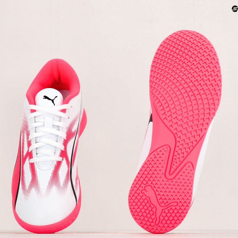 Dětské kopačky PUMA Ultra Play IT Jr puma white/puma black/fire orchid 17