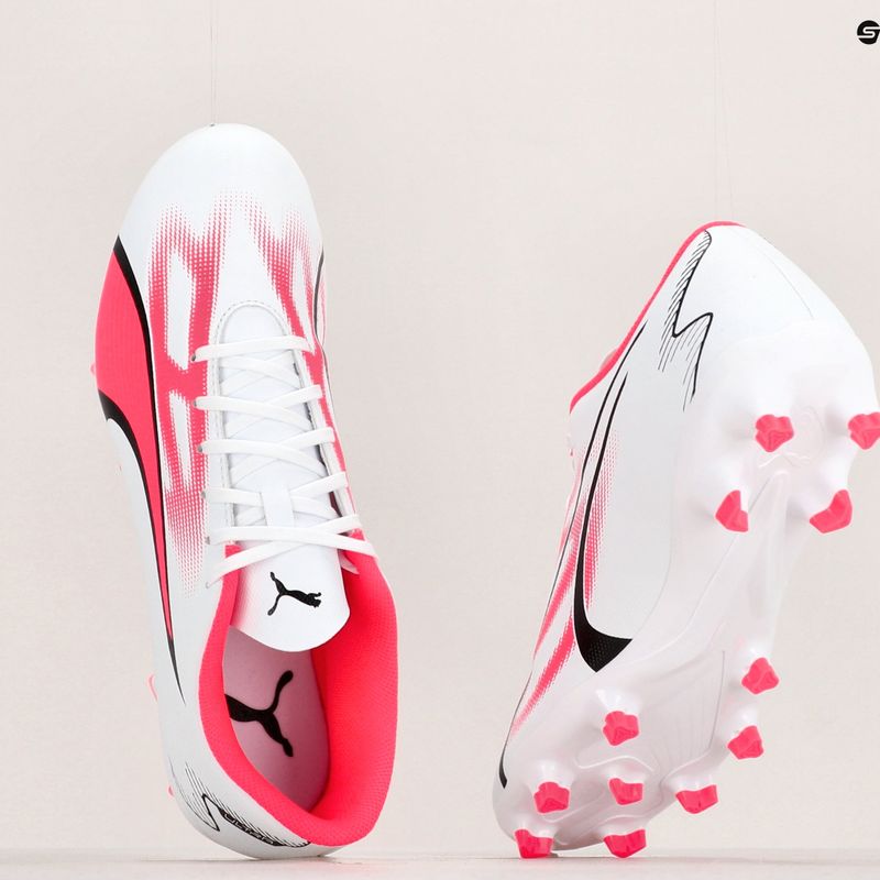 Pánské kopačky PUMA Ultra Play FG/AG puma white/puma black/fire orchid 17