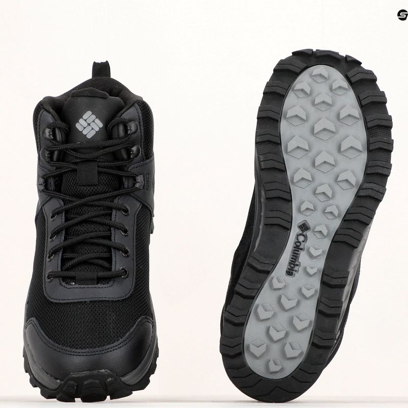 Columbia Trailstorm Ascend Mid WP pánské trekové boty black/dark grey 15