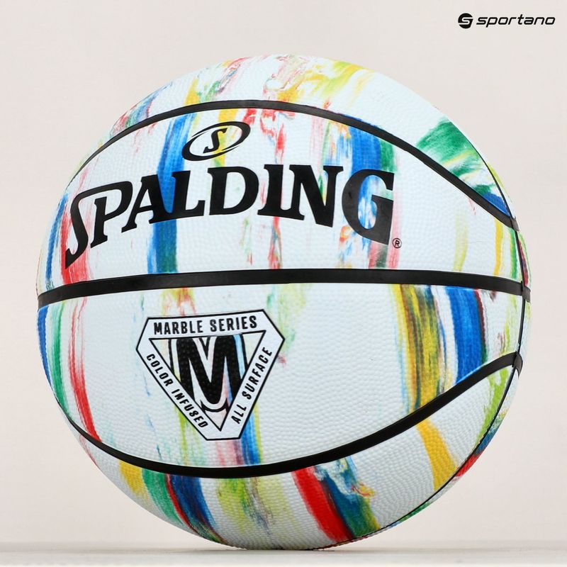 Spalding Marble basketbalový koš bílý 84397Z 4