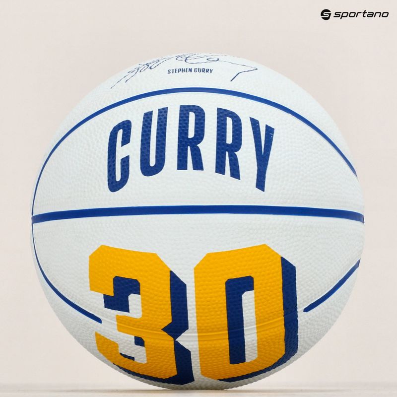 Wilson NBA Player Icon Mini Curry basketbalový míč WZ4007401XB3 velikost 3 8