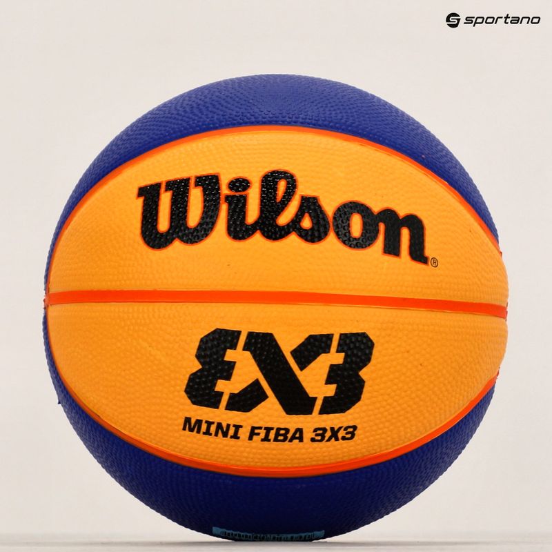 Wilson Fiba 3X3 Mini Rubber basketbalový míč WTB1733XB velikost 3 7