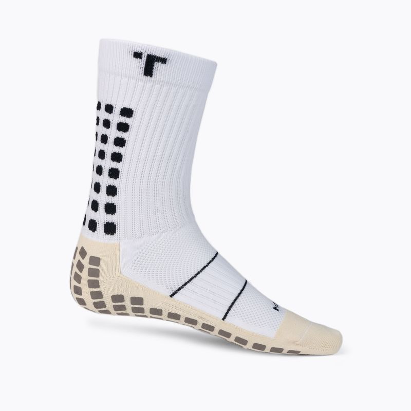 TRUsox Mid-Calf Thin fotbalové ponožky bílé 3CRW300STHINWHITE 2