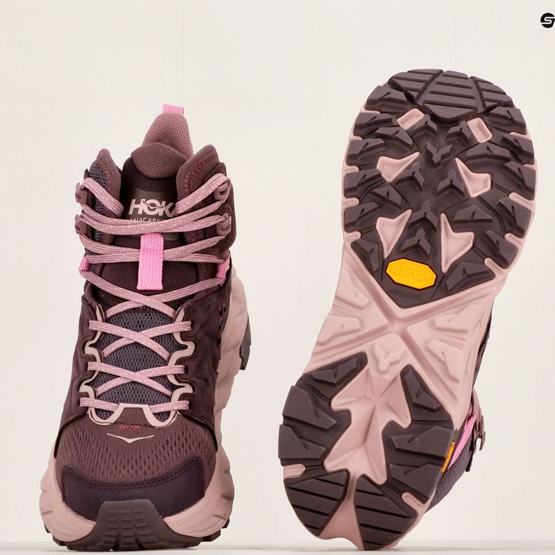 Dámská treková obuv HOKA Anacapa Breeze Mid raisin/pale mauve 13
