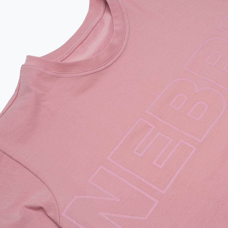 Dámské tréninkové tričko NEBBIA Invisible Logo old rose 10