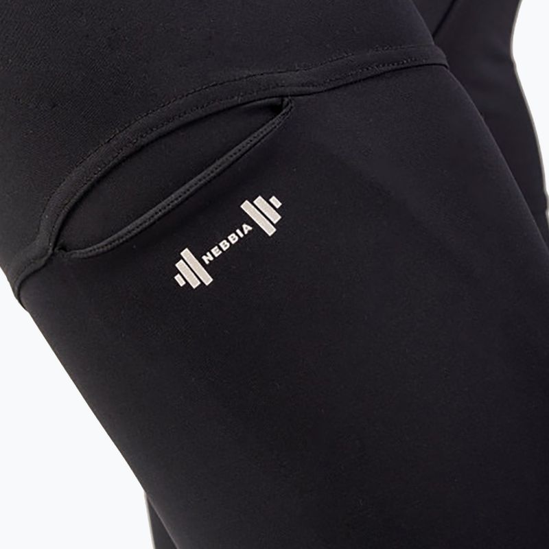 Dámské legíny NEBBIA Active High-Waist Smart Pocket černá 402 7