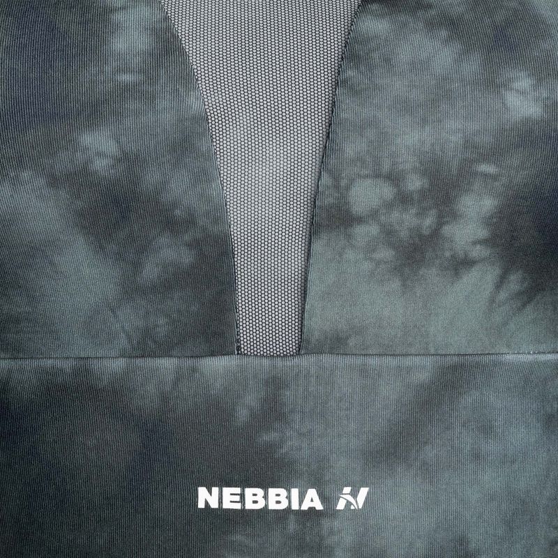 NEBBIA Mesh Sports 'Breathe' camo zelená fitness podprsenka 6