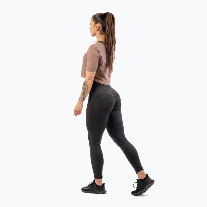 Dámské tréninkové legíny NEBBIA Lifting Effect Bubble Butt black 5
