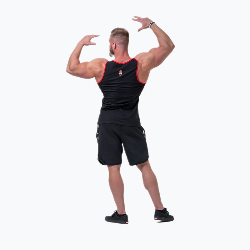 Pánský tréninkový tank top NEBBIA Old-School Muscle černy 1930130 2