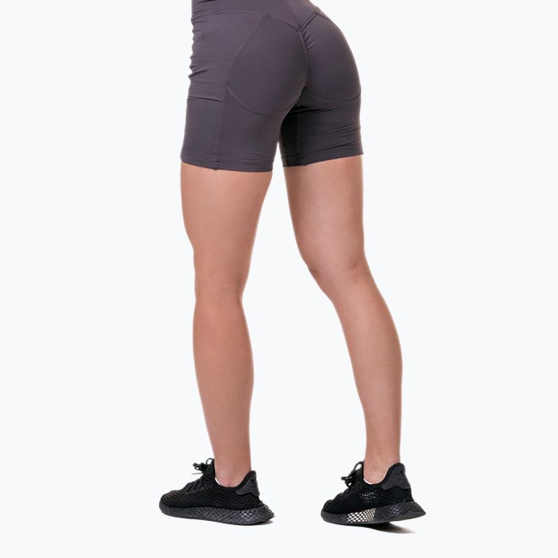 NEBBIA Biker Fit & Smart dámské tréninkové šortky fialové 5752810 2