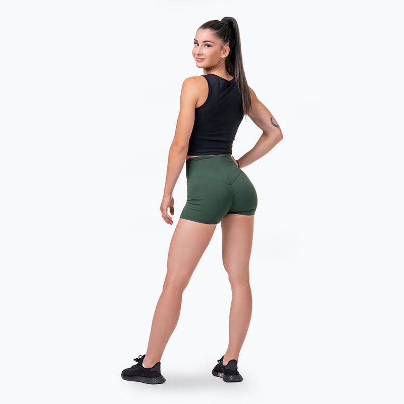 Dámské šortky NEBBIA Classic Hero dark green 3