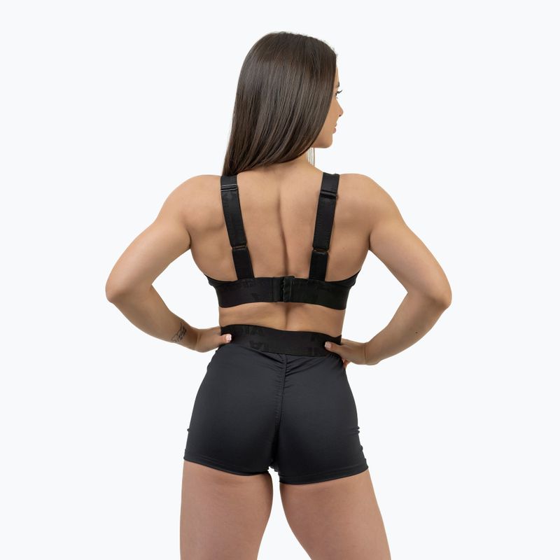 NEBBIA Intense Iconic černá fitness podprsenka 2