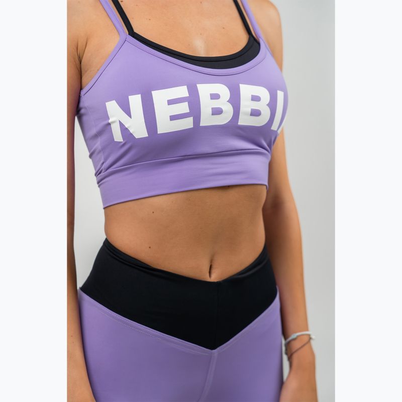 Fitness podprsenka NEBBIA Flex lila 4