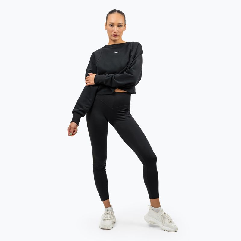 Dámský  top tričko  NEBBIA Gym Spirit Crop black 2