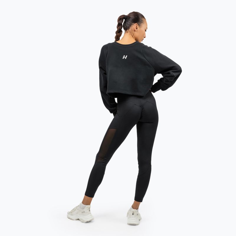 Dámský  top tričko  NEBBIA Gym Spirit Crop black 3