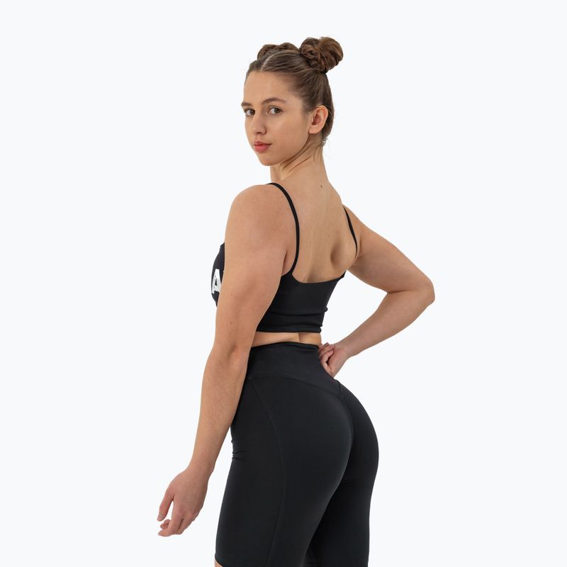 Dámské sportovní  šortky NEBBIA 9″ Snatched High Waisted black 6