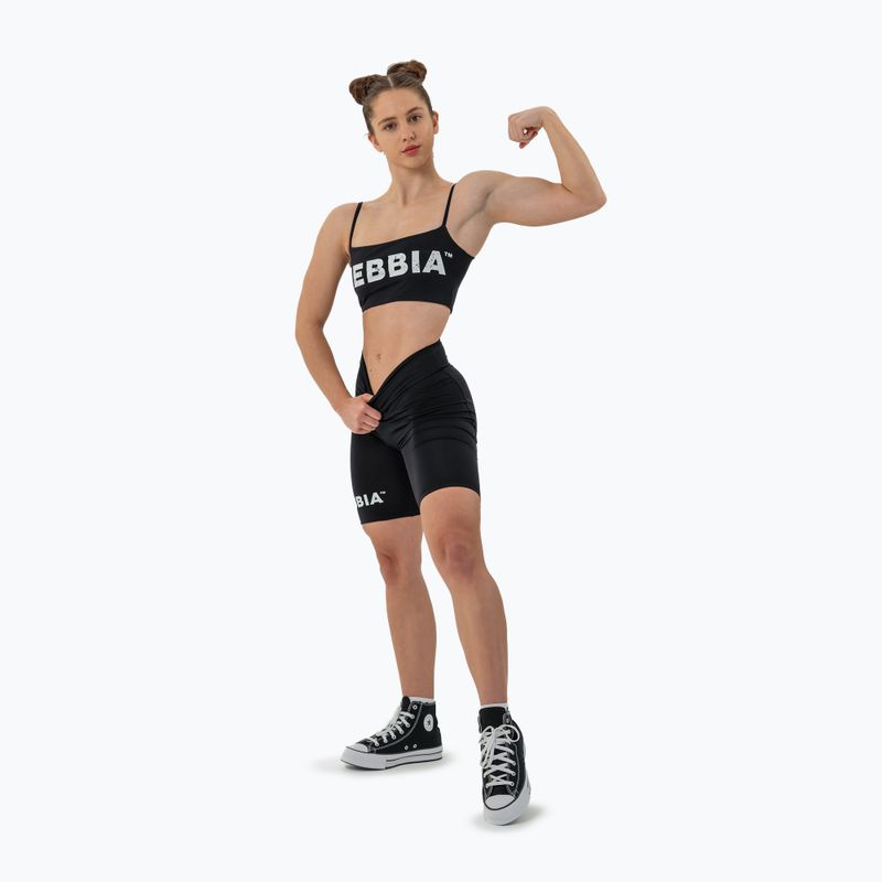 Dámské sportovní  šortky NEBBIA 9″ Snatched High Waisted black 8