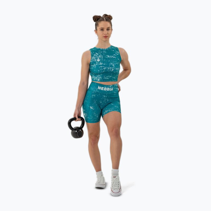 Dámské sportovní  šortky NEBBIA 5″ Hammies High Waisted green 2