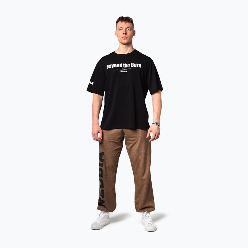Pánské sportovní  tričko NEBBIA Heavyweight Grind black 2