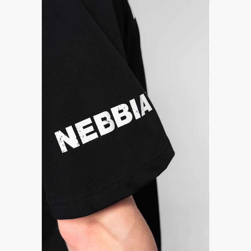 Pánské sportovní  tričko NEBBIA Heavyweight Grind black 7