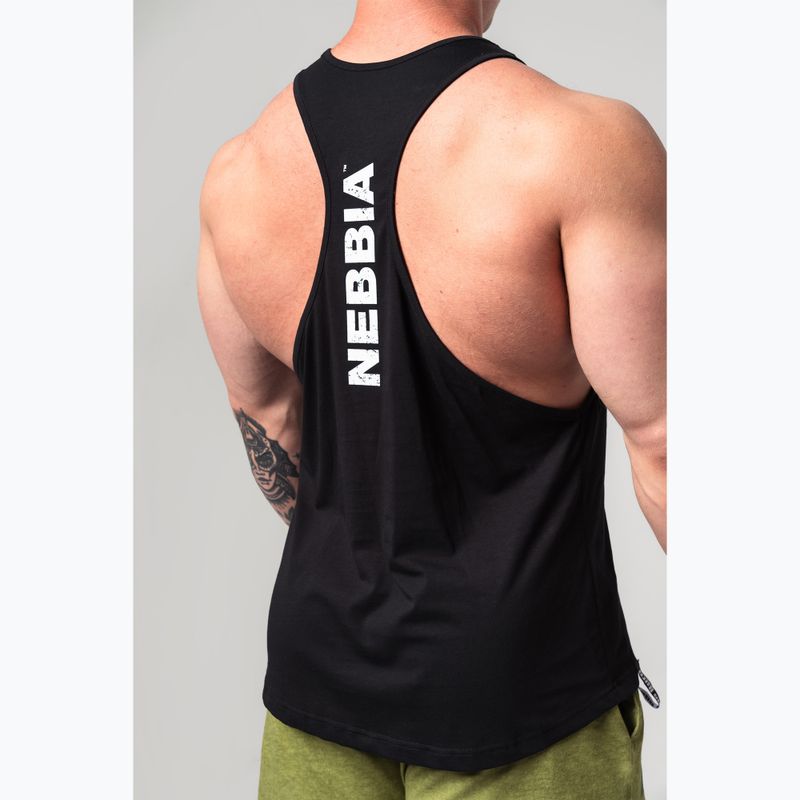 Pánské sportovní  tílko NEBBIA Flexin black 4